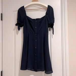 Artizia Sunday Best, blue square neck mini short sleeve dress. Never worn size 6